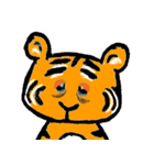 Sarcastic or Catatonic Little Tiger（個別スタンプ：36）