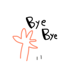 挨拶手書き文字（個別スタンプ：2）