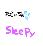 挨拶手書き文字（個別スタンプ：4）