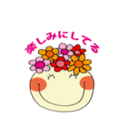 simple cute smile sticker（個別スタンプ：13）