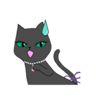 黒猫のサラ（個別スタンプ：5）