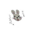 クチビルウサギ（個別スタンプ：4）