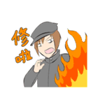 真。のりちゃんと肥宅社の仲間達（個別スタンプ：3）