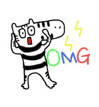 I'm a zebra（個別スタンプ：26）