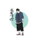 white spray word paint（個別スタンプ：3）