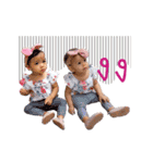Little Twins >Bella ＆ Barbie<（個別スタンプ：2）