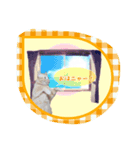 Cute and fashionable cats stamp（個別スタンプ：1）