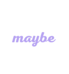 Simple Text Pack 1（個別スタンプ：3）