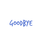 Simple Text Pack 1（個別スタンプ：6）