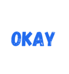 Simple Text Pack 1（個別スタンプ：12）
