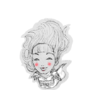 Huali Girl -Naima ＆ Little boy Yoyo（個別スタンプ：1）