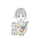 Huali Girl -Naima ＆ Little boy Yoyo（個別スタンプ：2）