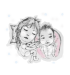 Huali Girl -Naima ＆ Little boy Yoyo（個別スタンプ：15）