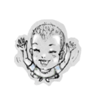 Huali Girl -Naima ＆ Little boy Yoyo（個別スタンプ：18）
