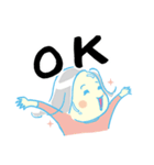 ラクな女子（個別スタンプ：5）