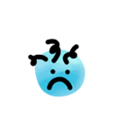 Mr.Blue Emoji（個別スタンプ：22）