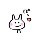しろうさぎちゃん（個別スタンプ：1）