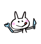 しろうさぎちゃん（個別スタンプ：3）
