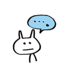 しろうさぎちゃん（個別スタンプ：4）