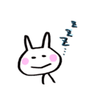 しろうさぎちゃん（個別スタンプ：8）