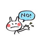 しろうさぎちゃん（個別スタンプ：18）