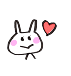 しろうさぎちゃん（個別スタンプ：36）