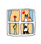 ハチワレ猫スタンプ（個別スタンプ：35）