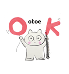 orchestra Oboe everyone English version（個別スタンプ：30）