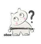 orchestra Oboe everyone English version（個別スタンプ：39）