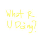 Tired to type - Eng.Ver.（個別スタンプ：4）