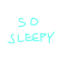 Tired to type - Eng.Ver.（個別スタンプ：8）