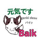 犬の毎日 日本語インドネシア語（個別スタンプ：18）