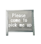 Chalk board 5 (English)（個別スタンプ：18）