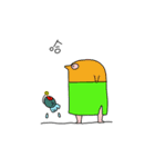 humpback man（個別スタンプ：3）