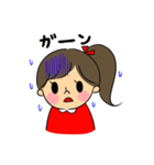 可愛い女の子 毎日使えるスタンプ（個別スタンプ：5）