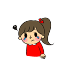 可愛い女の子 毎日使えるスタンプ（個別スタンプ：10）