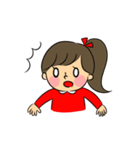 可愛い女の子 毎日使えるスタンプ（個別スタンプ：11）