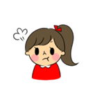 可愛い女の子 毎日使えるスタンプ（個別スタンプ：12）