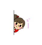 可愛い女の子 毎日使えるスタンプ（個別スタンプ：19）