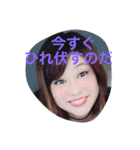 女バド ステッカー 第一弾（個別スタンプ：2）