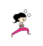 Yoga with Jib: Deedee（個別スタンプ：5）