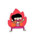 Yoga with Jib: Deedee（個別スタンプ：6）