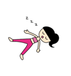 Yoga with Jib: Deedee（個別スタンプ：8）