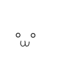 顔文字第1弾（個別スタンプ：1）