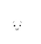 顔文字第1弾（個別スタンプ：8）