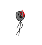 黒ちーずすたんぷ（個別スタンプ：17）