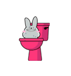Rabbit Brabra（個別スタンプ：16）