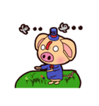 Pig is very angry（個別スタンプ：14）