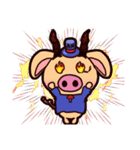 Pig is very angry（個別スタンプ：16）
