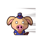Pig is very angry（個別スタンプ：30）
